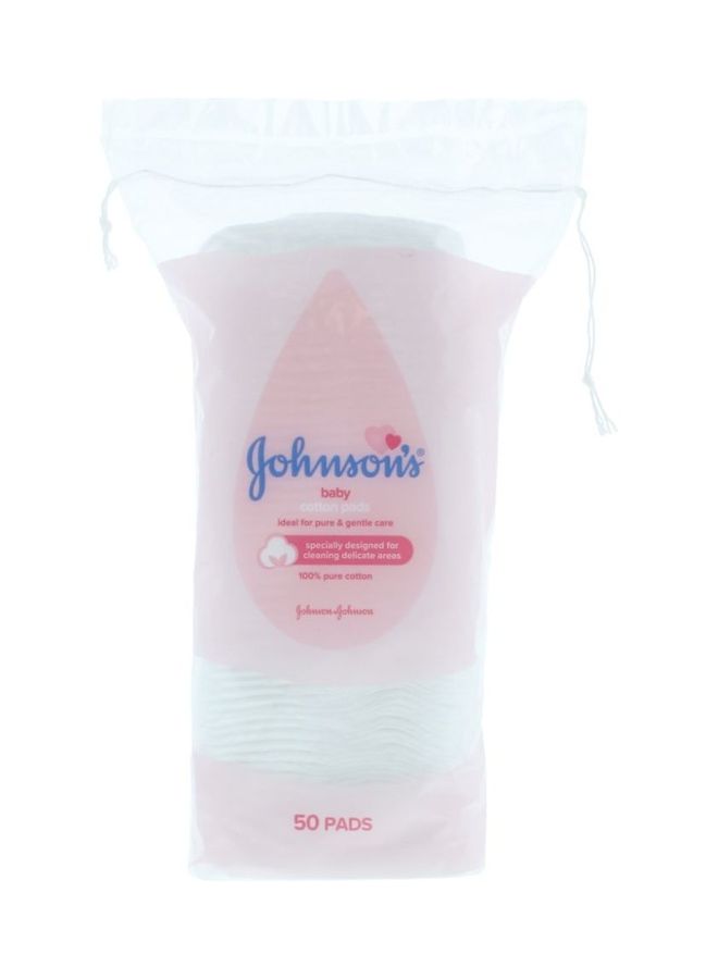 Johnson's Johnsons Baby Cotton Pads 50'S New Pack - Image 1
