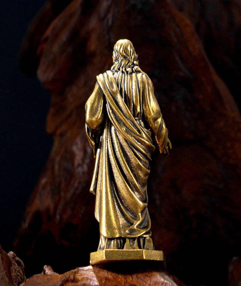 Zbdroxygen Jesus Car Dashboard, Christian Car Dashboard, Jesus Statue for Home Decor, Christian Gifts, Car Idol for Prayer, Dashboard Accessory - Image 5