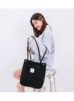 Generic Unisex Large Capacity Shopping Bag, Men's/Women's Canvas Handbag Tote Bags Clutch Bag, Large Capacity Shoulder Bag Side Bag Carry Bag Satchel Bag for Girls/Boys/ Students/Ladies/Teenager/Children  - Image 2