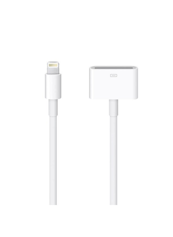 INCORIC Lightning to 30-Pin Adapter, iPhone Charging Data Sync Connector Cable 8-Pin Male to 30-Pin Female Output Adapter Compatible iPhone 13/12/11/X/8/7/6/5/4S/4/3/3G/iPad/iPod(0.2 m)  - Image 1