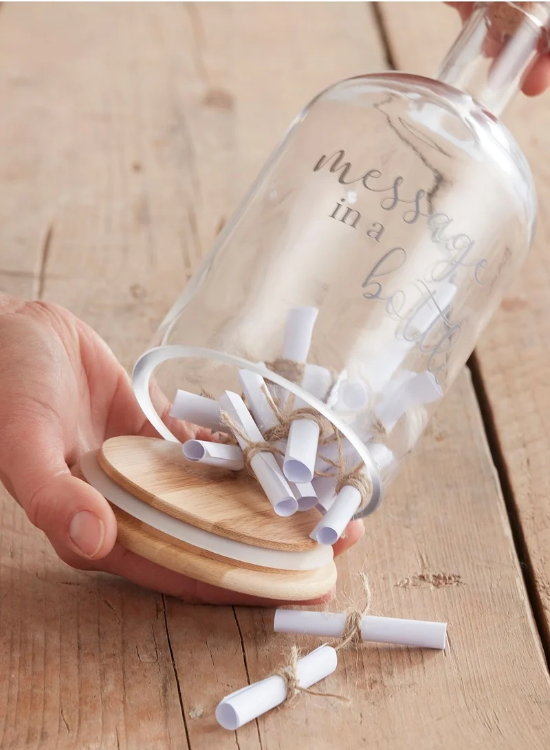 Ginger Ray Ginger Ray Messages in a Glass Bottle Guest Book - Unique Guest Book Idea for Weddings and Special Events