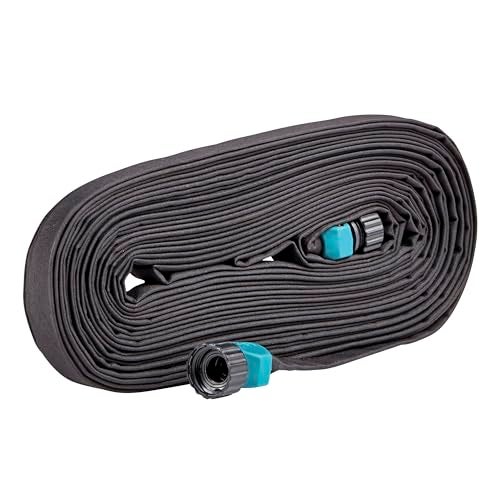 Gilmour 50' Black Flat Weeper Soaker Hose for Garden Beds, Drip Irrigation Outdoor Hose, Flexible Garden Hose for Vegetable Gardens, Flower Beds, Lawns, and Orchards - Image 1