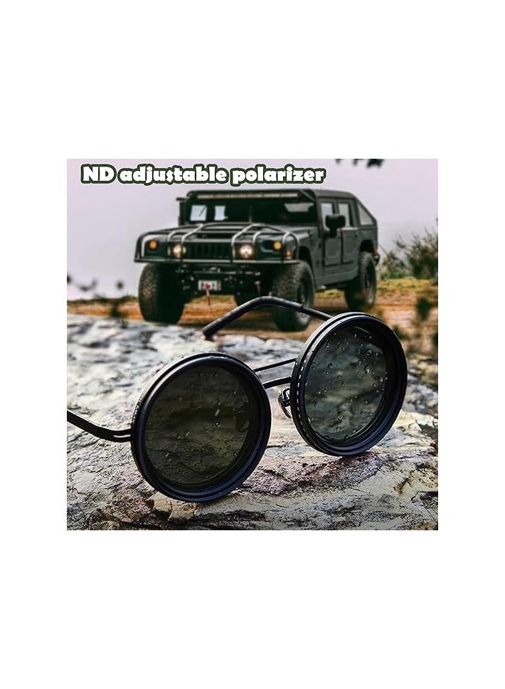 Adjustable Tint Sunglasses for Men – 1-9 Gears Polarized ND Filter Lenses, UV400 Protection, Anti-Glare Glasses for Fishing, Beach, Driving & Outdoor Sports - Image 2