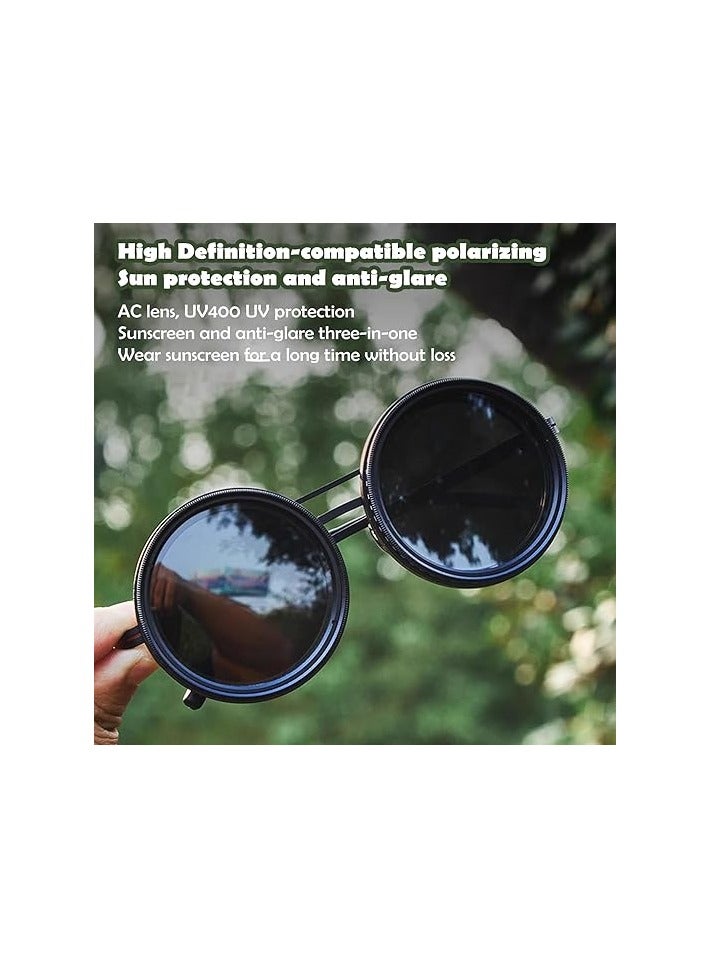 Adjustable Tint Sunglasses for Men – 1-9 Gears Polarized ND Filter Lenses, UV400 Protection, Anti-Glare Glasses for Fishing, Beach, Driving & Outdoor Sports - Image 3