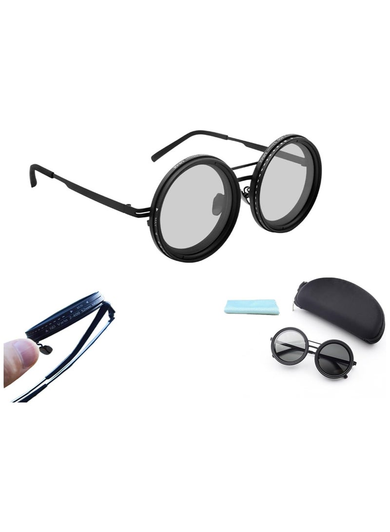 Adjustable Tint Sunglasses for Men – 1-9 Gears Polarized ND Filter Lenses, UV400 Protection, Anti-Glare Glasses for Fishing, Beach, Driving & Outdoor Sports - Image 1