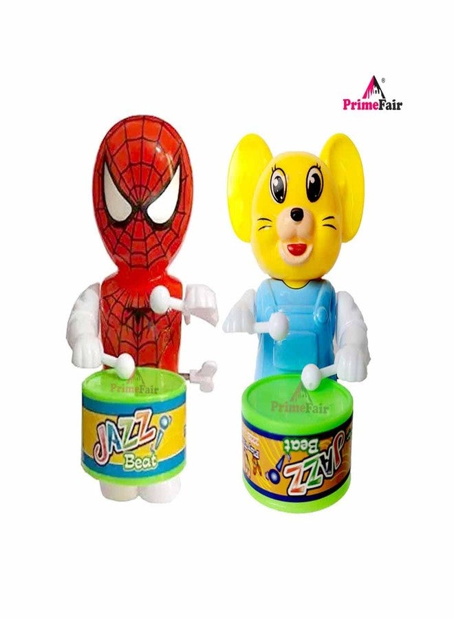 PRIMEFAIR Key Operated Cartoon Character Drummer with Dancing Action Drum Musical Sound Toys Best Birthday Gifts for Kid's - Image 5