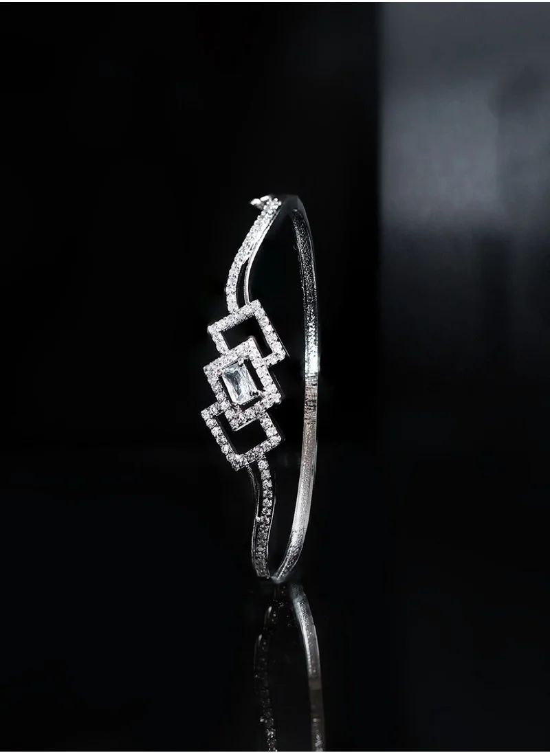 برياسي Plated American Diamond Kada Bracelet