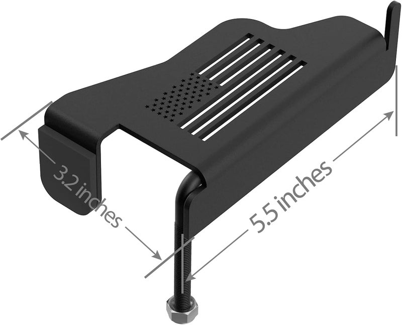 Moker Door-off Foot Pegs for Jeep Wrangler - Exterior Door Hinge Mounted Pedal Set of 2 Metal Powdercoated Bolt On Installation,Compatible with Jeep Wrangler JK JL Gladiator JT 2007-2024 - Image 5