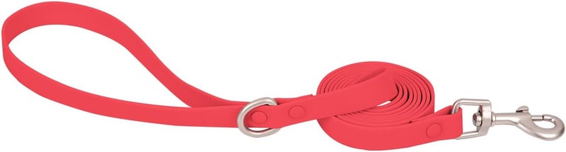 Ovale Waterproof Dog Collar Leash Combo Set, Durable and Easy to Clean, for Medium Dogs.(M, Red) - Image 3