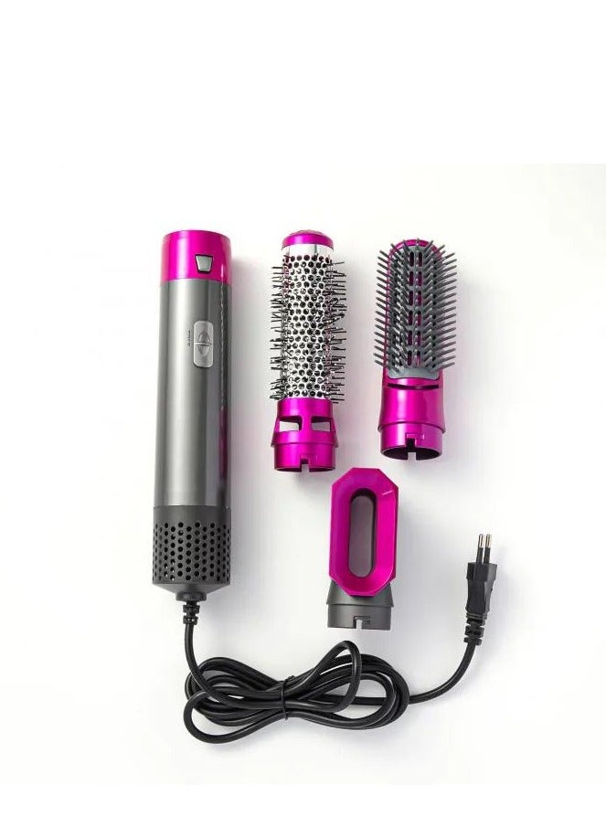 Wtrtr 2 In 1 Hair Dryer Brush Hot Comb Set 1000W Hot Air Hair Curler and Straightener Styling Tool Comb Curling Brush Suitable for Women Hair Types - Image 5