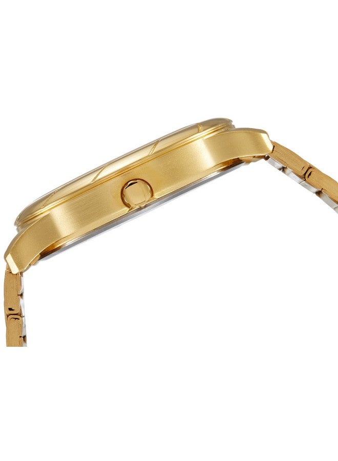 سوناتا ساعة سوناتا كوارتز أنالوج بمينا بيضاء وسوار من الفولاذ المقاوم للصدأ للرجال - NS7125YM03 - Image 3