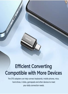 toocki USB 3.0 To Type C Adapter Micro To Type C Male To USB 2.0 Female Converter,3Pcs  - Image 5