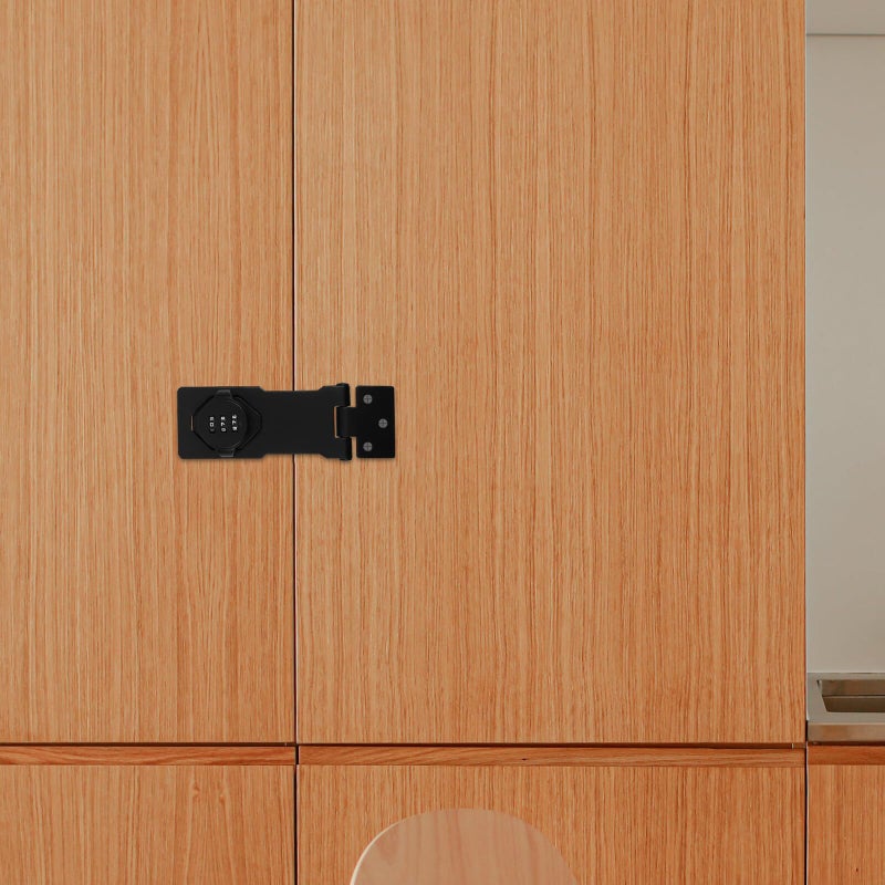Mechanical Combination Cabinet Lock Anti Theft Password Hasp for Door Drawer Cupboard - Image 5