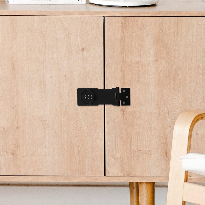 Mechanical Combination Cabinet Lock Anti Theft Password Hasp for Door Drawer Cupboard - Image 3