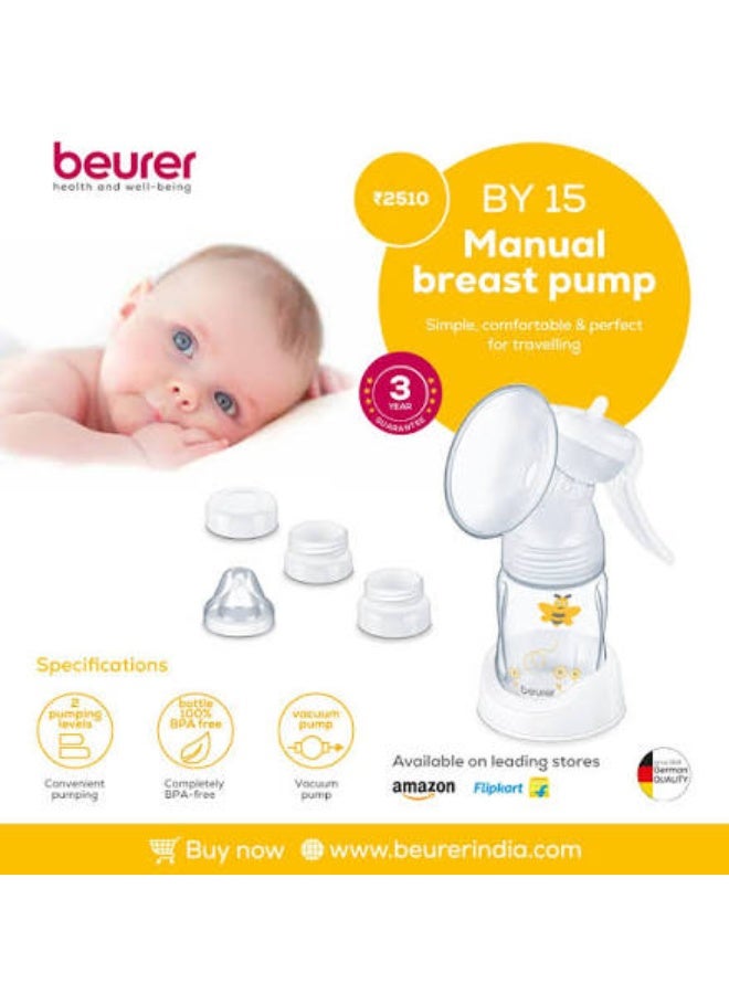BEURER BY-15 MANUAL BREAST PUMP - Image 2