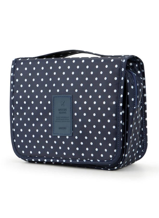 Betterchoi Hanging Toiletry Bag - Large Cosmetic Makeup Travel Organizer for Men & Women with Sturdy Hook (Polka Dot) - Image 1