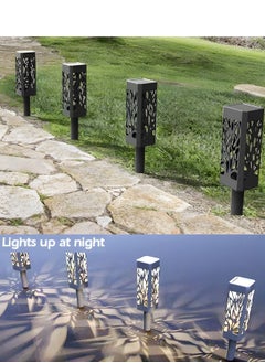 MIXDE LED Solar Pathway Lights - Waterproof Outdoor Solar Garden Lights for Walkway, Yard, Driveway, Backyard Decor - Adjustable and Stylish  - Image 2