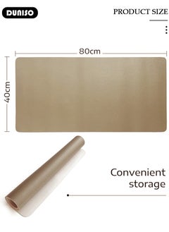 DUNISO Leather Desk Pad Protector, Office Desk Mat, Waterproof Writing Desk Pad for Eye Protection, Anti-Slip Large Mouse Pad for Office and Home, Applicable Game,Office,Learning  - Image 4