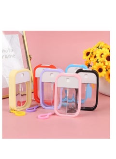 Fizzz Refillable Perfume Atomizers, Slim Card Size Travel Empty Bottle for Makeup, Toner, Air Freshener, Humidifier, Water, Alcohol, Hand Sanitizer, 50ml - Multicolor