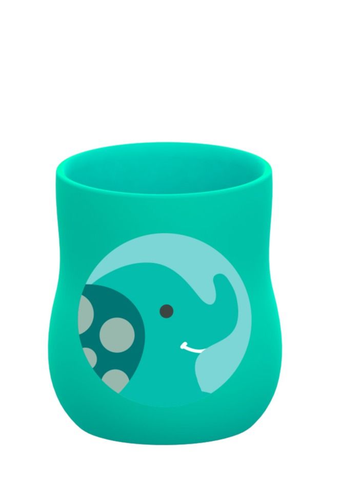 Marcus & Marcus Silicone Baby Training Cup 4oz- Ollie - Image 1