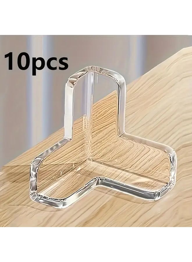 T Shaped Anti Collision Corner Protector Clear Silicone Safety Edge Guard For Desk Table Outlet Cover - Image 5