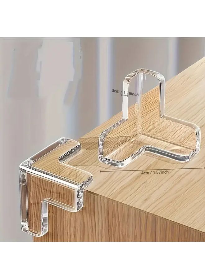 T Shaped Anti Collision Corner Protector Clear Silicone Safety Edge Guard For Desk Table Outlet Cover - Image 2