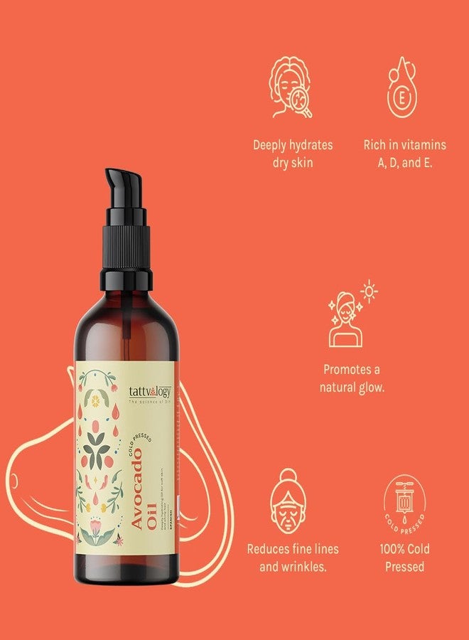 Tattvalogy Pure Avocado Oil | 100% Cold-Pressed, Pure and Natural | Undiluted, Unrefined, Therapeutic Grade Carrier Oil | Supports Deep Tissue Moisturizer for Hair Face & Skin |In Glass Bottle - 50 ml - Image 4
