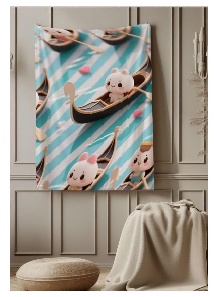 general Flannel thin blanket (warm and comfortable, suitable for sleep, gaming, dust removal and sandproof) 150cm*200cm - 391 - Image 4