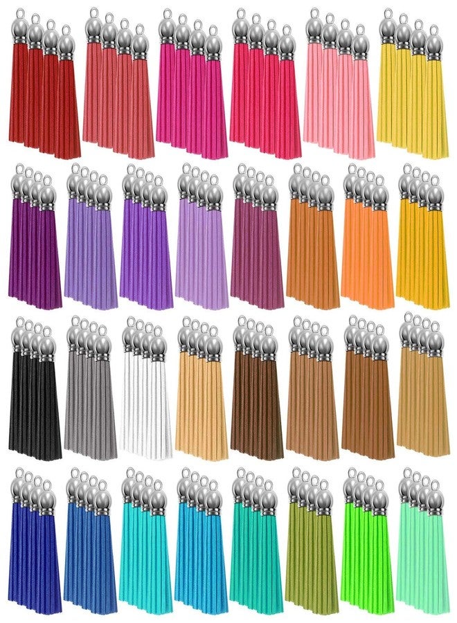 PAXCOO Tassels, Paxcoo 240Pcs Keychain Tassels Bulk for Jewelry Making and Crafts, Keychain Making Charms Supplies for Acrylic Blank Keychains, Bracelets and Jewelry Making - Image 1