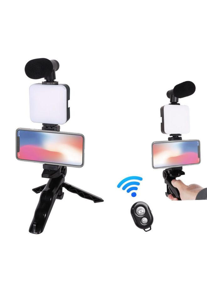 Beauenty Mobile Phone Desktop Live Broadcast Bracket Small Microphone Recording Light Suit Single Microphone Live Broadcast Bracket-Specifications:AY-49 - Image 4