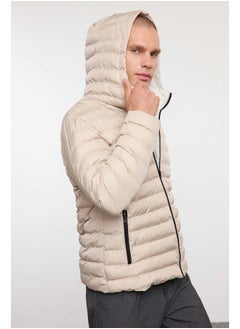 trendyol Stone Regular Fit Hooded Winter Coat TMNAW25MO00028  - Image 2