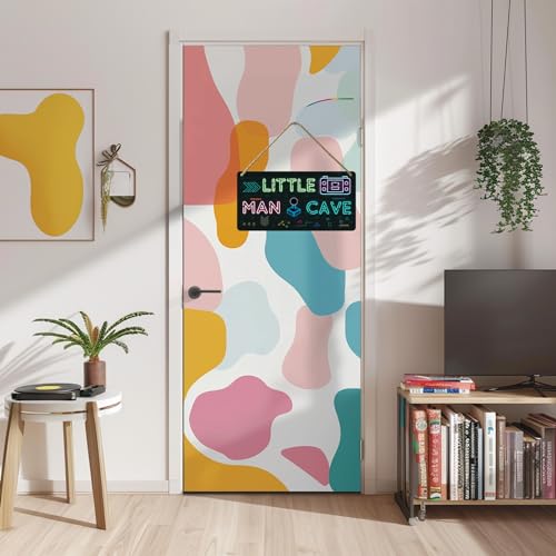 Yoecod Gamer Room Decor For Boys Bedroom Wall Decor For Men Gaming Decor Game Room Accessories Kids Decorations For Bedroom Little Man Cave Wooden Door Sign Cool Stuff For Your Room Gaming Wall Art 12x6 In - Image 3