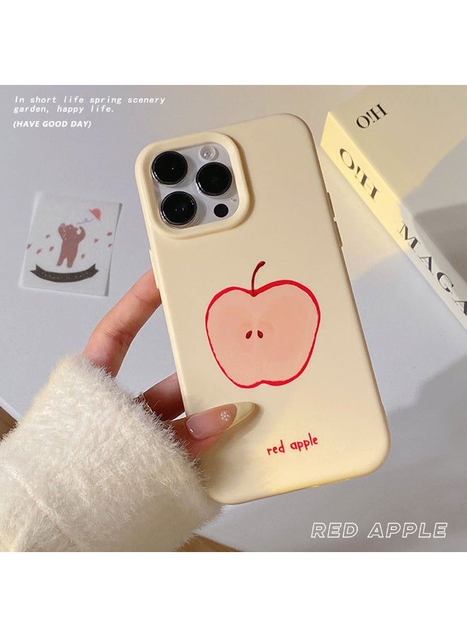 NIBEMINENT Fruit Series Protective TPU Case Cover For iPhone 16 Pro, Yellow