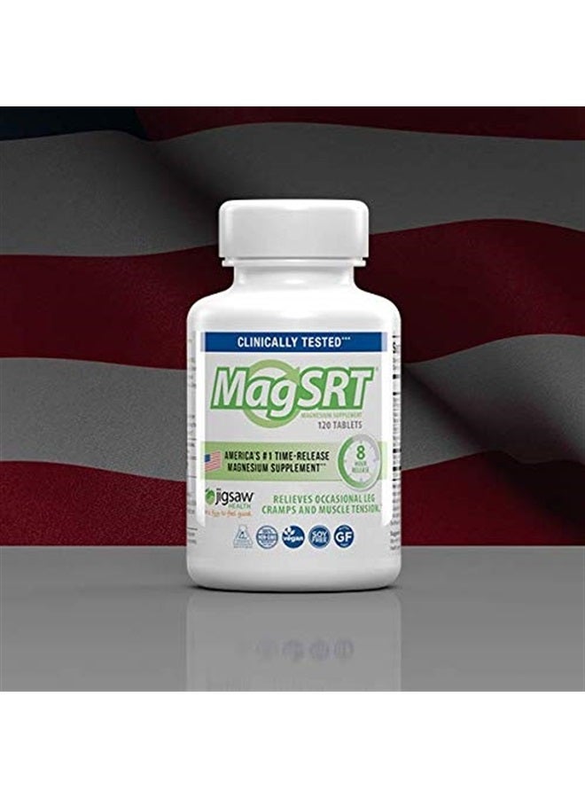 Jigsaw Health MAG SRT Magnesium Supplement (Mag SRT, 120 Count (Pack of 1)) - Image 4