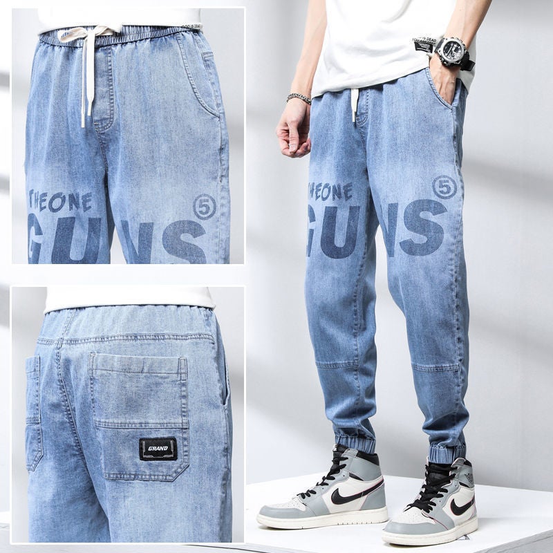 Unisex Casual Daily Denim Jeans - Image 5