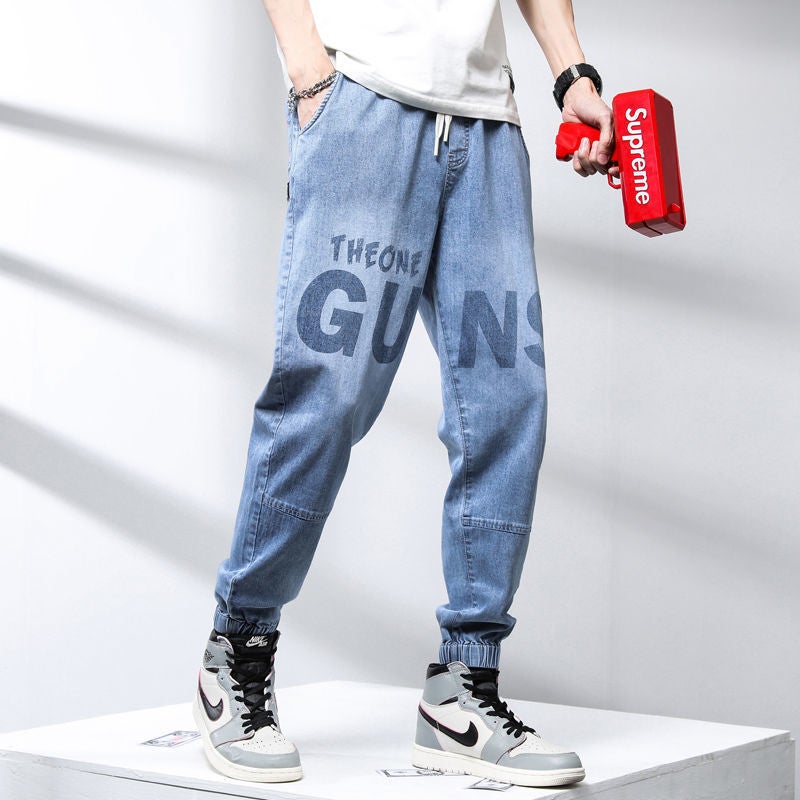Unisex Casual Daily Denim Jeans - Image 3