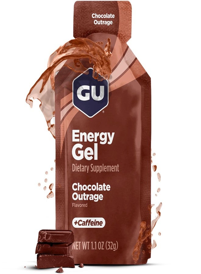 Gu Energy جل الطاقة الأصلي من GU Energy، بنكهة الشوكولاتة، عبوة من 24 قطعة - Image 1