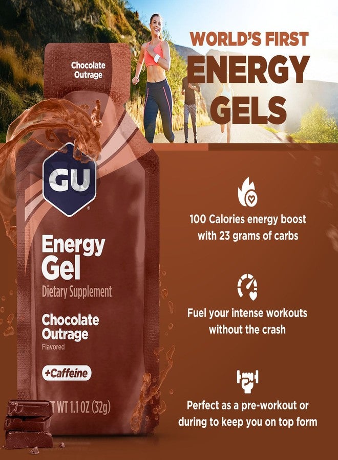 Gu Energy جل الطاقة الأصلي من GU Energy، بنكهة الشوكولاتة، عبوة من 24 قطعة - Image 2