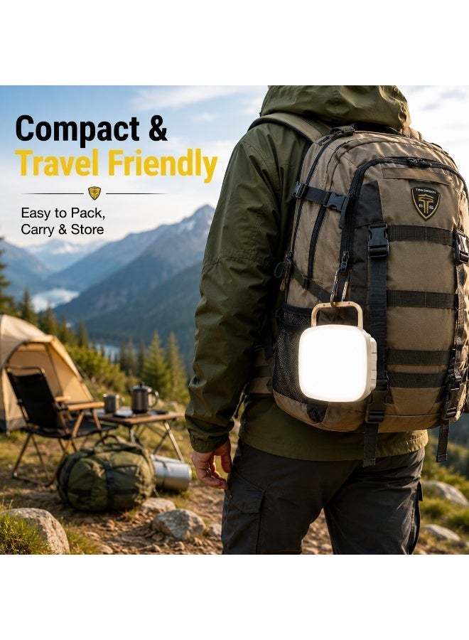 TBS DESIGN Portable Camping Lights, Camping Lantern Rechargeable, 9900mAh LED Tent Light, 2000 Lumen Outdoor Work Light with Magnet for Emergency, Power Cuts, Fishing, Hiking and More - Image 4