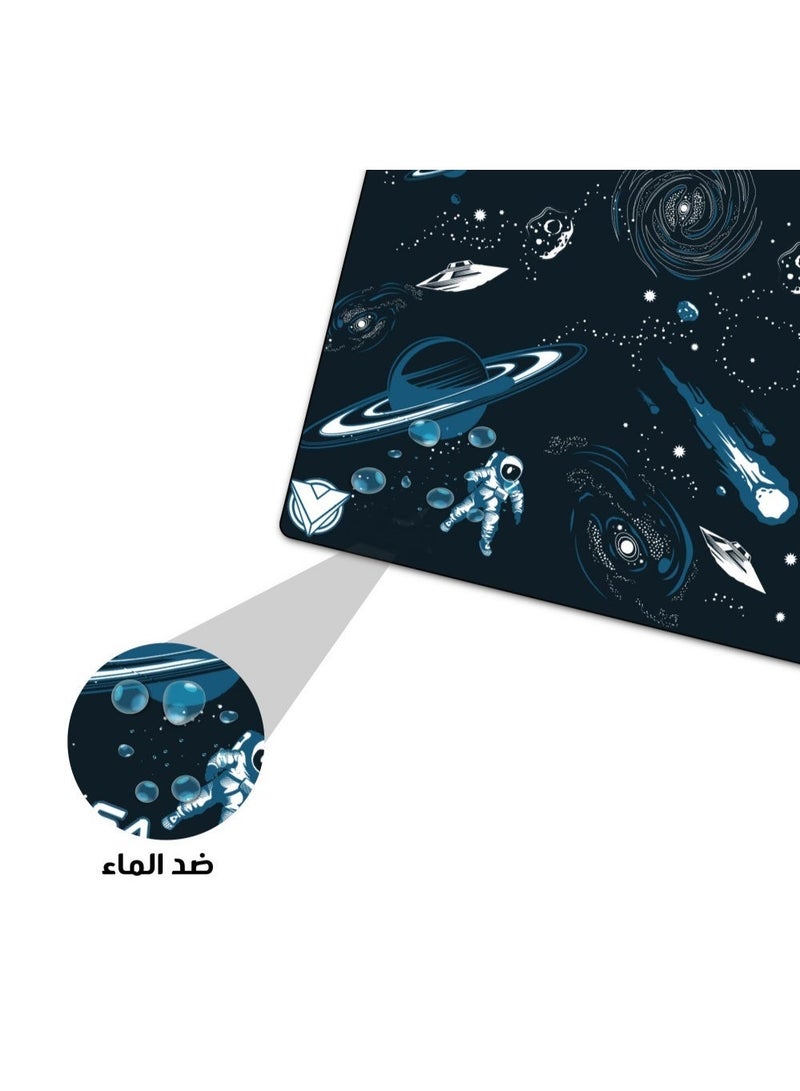 لوحة ماوس ماوس باد للألعاب على شكل رائد فضاء ،   غير قابلة للانزلاق- سطح ناعم -  700×300×3 مم، - Image 4