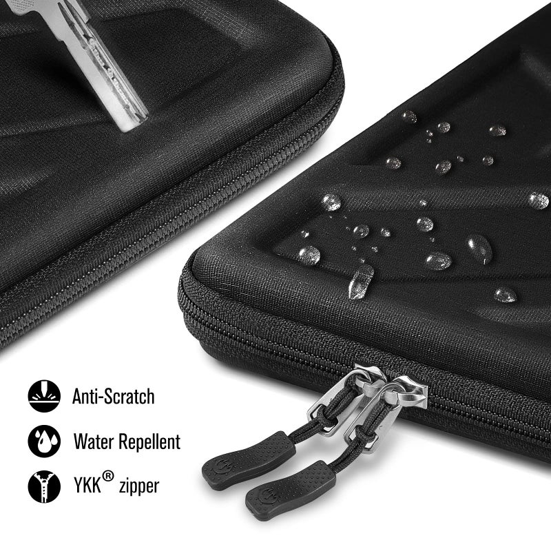 SITHON Hard Shell Laptop Sleeve Case for 11.6-inch Chromebook, Shock Absorption Computer Carrying Bag for 11.6â€ Samsung Chromebook 4/3/2, 12.4â€ Surface Laptop, 11.6'' Lenovo/Acer/HP Ultrabook (Black) - Image 4