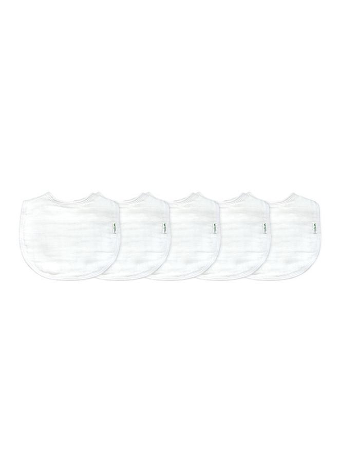 NIBEMINENT 5-Piece Muslin Bib Set  - Image 1