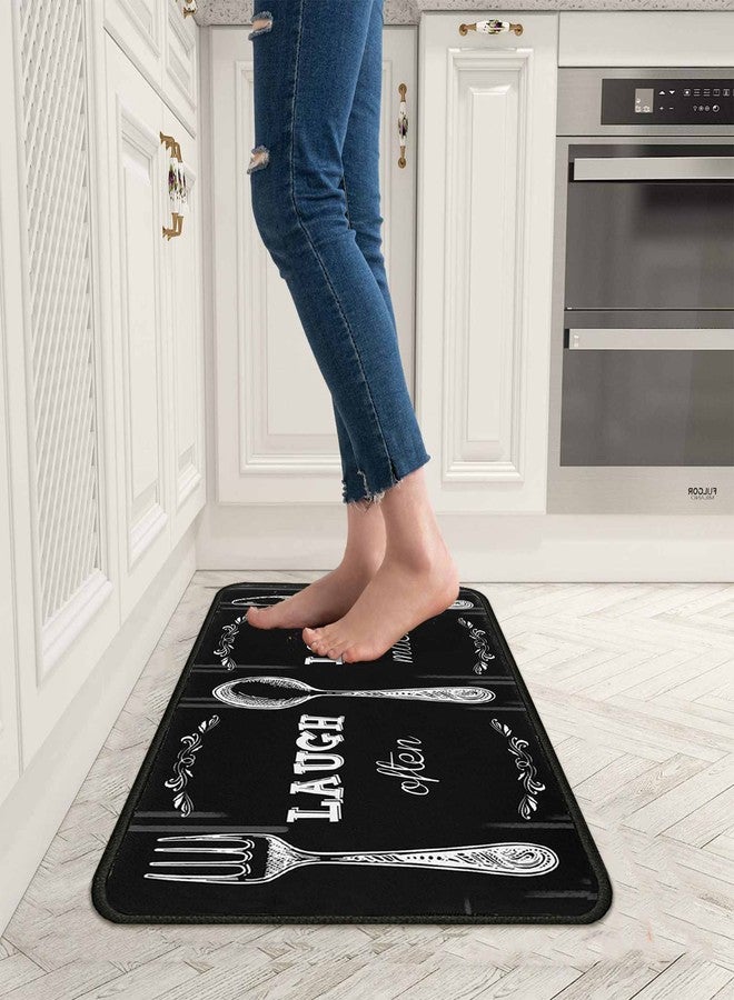 kukli kitchen Dinnerware Kitchen Rugs and Mats Non-Slip, Washable, Stain and Fade Resistant, Suitable for Anti Fatigue Kitchen Mat Set of 2 Dinnerware Kitchen Decor 17 x47+17"x30" - Image 4