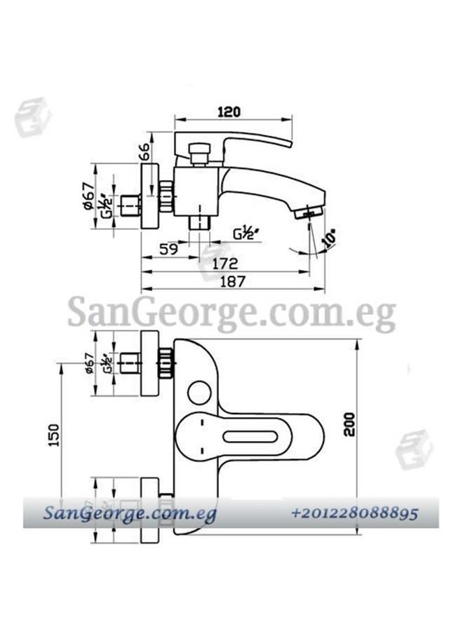 سار ديزاين SD خلاط بانيو كوليما 1061 - Image 2