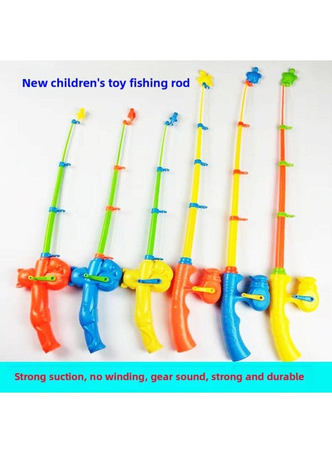 Fishing Rod Children's Special Fishing Toy Magnetic Fishing Rod Turtle Rod Children's Water Play Toy Kitten Fishing Hook Fishing Rod-Color:Yuedong Trade Cat Pole 2  - Image 4