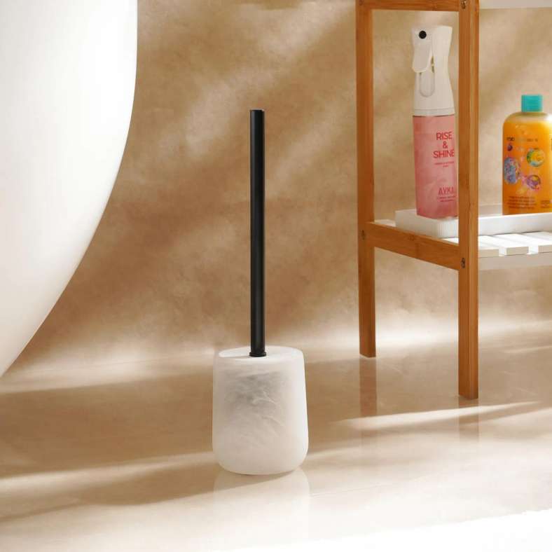Pan Home حامل فرشاة المرحاض روبن - أبيض - Image 1