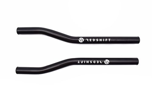 REDSHIFT Bike Aero Bar Extensions for Quick-Release Aerobars, Aluminum 22.2 mm Diameter Extension Tube, S-Bend - Image 1