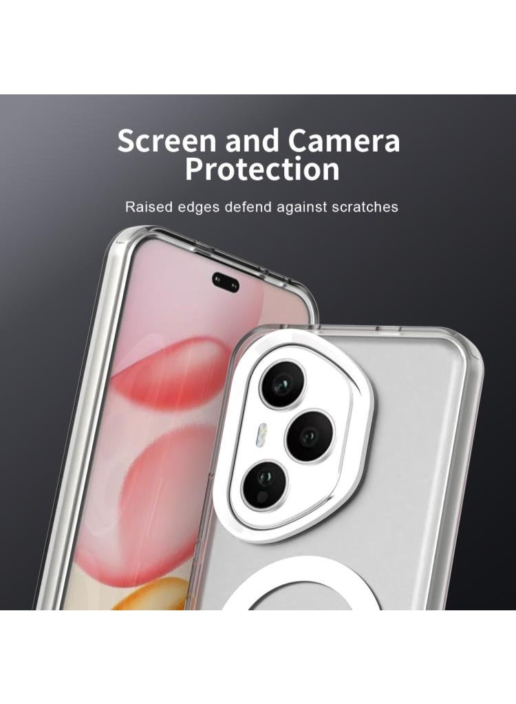 Tm Honor 400 Pro Ultra Shield Anti-Drop Phone Case | Slim Matte Protective Back Cover - White - Image 5