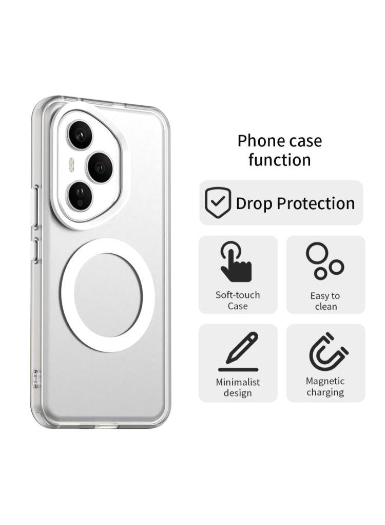 Tm Honor 400 Pro Ultra Shield Anti-Drop Phone Case | Slim Matte Protective Back Cover - White - Image 4