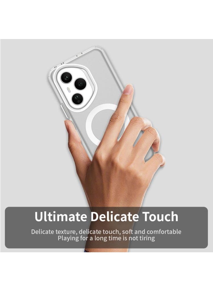 Tm Honor 400 Pro Ultra Shield Anti-Drop Phone Case | Slim Matte Protective Back Cover - White - Image 3